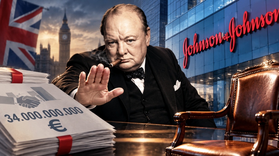 Χαμός για μία καρέκλα - Ο εγγονός του Churchill μπλόκαρε deal 34 δισ. - Η σύγκρουση με την J&J