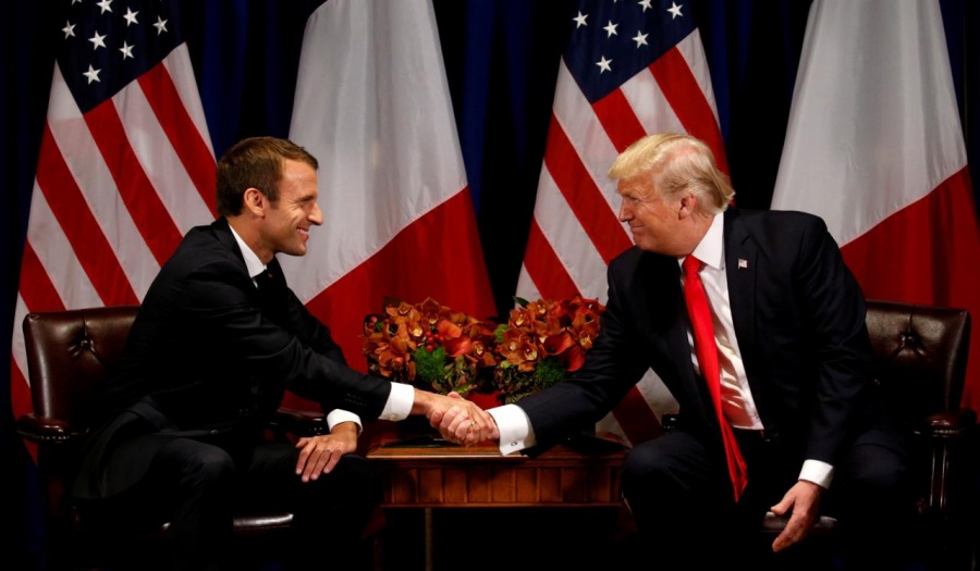 Τριήμερη επίσκεψη Macron (Γάλλος Πρόεδρος) στις ΗΠΑ – Συνάντηση με Trump για Ιράν, εμπόριο