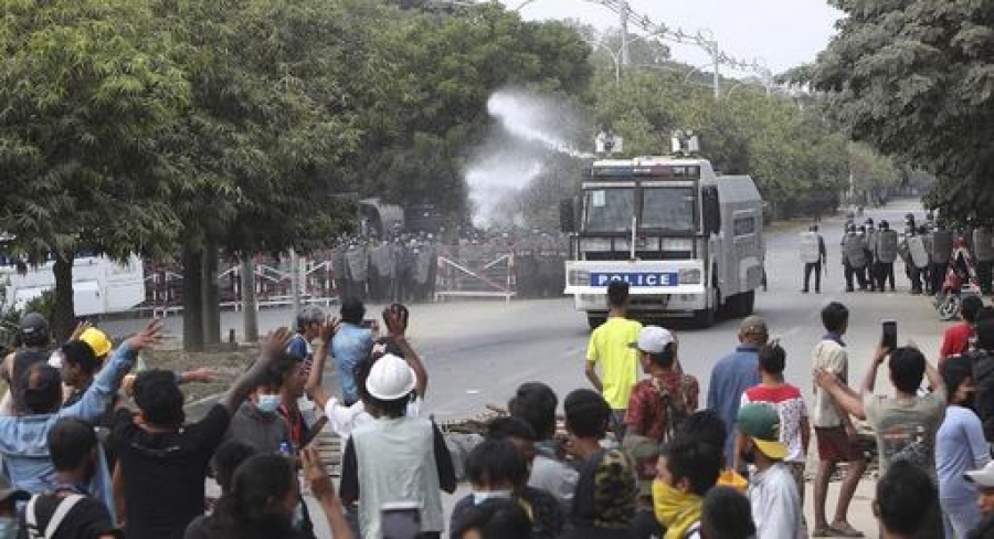 Μιανμάρ: Τουλάχιστον δύο νεκροί κατά την καταστολή των διαδηλώσεων – Αρκετοί οι τραυματίες