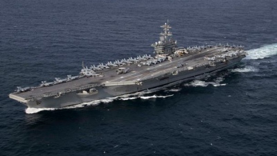 BBC: Το αμερικανικό αεροπλανοφόρο USS Abraham Lincoln εντοπίστηκε 200 χλμ μακριά από το Ιράν