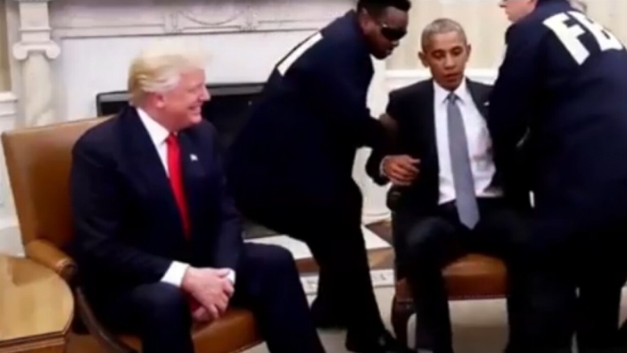 Δεν αστειεύεται ο Trump - Δημιούργησε βίντεο με «σύλληψη» Obama μέσα στον Λευκό Οίκο