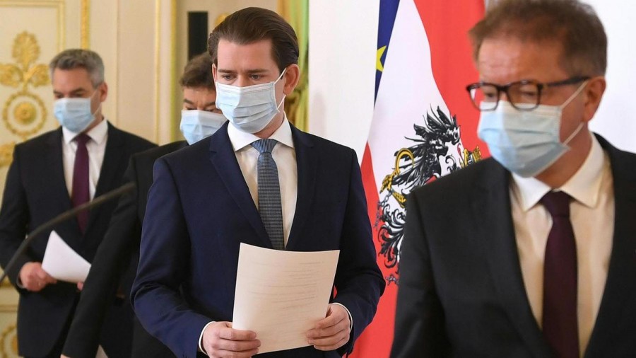 Αυστρία: Ολικό lockdown έως τις 6 Δεκεμβρίου ανακοινώνει ο Sebastian Kurz
