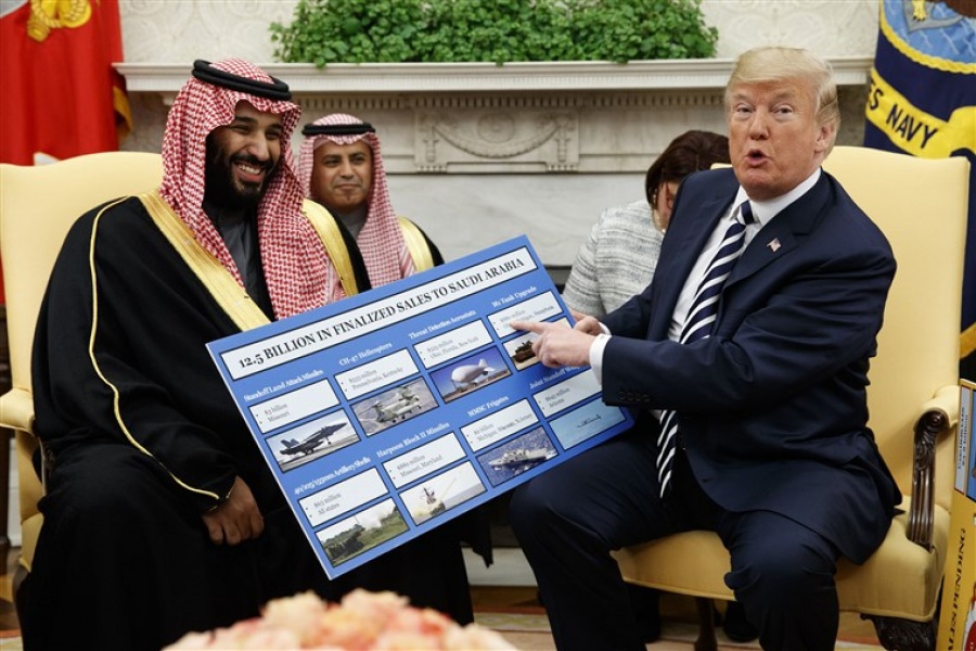 ΗΠΑ: Η Γερουσία ψήφισε να εμποδίσει την σχεδιαζόμενη από τον Trump πώληση όπλων στη Σαουδική Αραβία