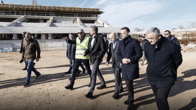 Στο υπό ανέγερση γήπεδο του Παναθηναϊκού ο Μητσοτάκης: Από όνειρο θερινής νυκτός, πραγματικότητα η διπλή ανάπλαση