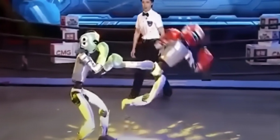 Τρόμος, η μεγάλη αντικατάσταση των ανθρώπων – Αγώνες kick boxing με ρομπότ διοργάνωσε η Κίνα