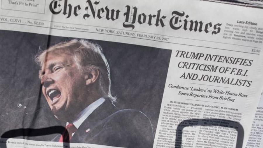 Αγωγή Trump κατά New York Times - Ζητά 15 δις δολάρια για συκοφαντία