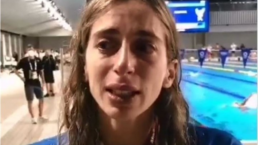 Ντουντουνάκη: Με δάκρυα στα μάτια μετά τον αποκλεισμό από τον τελικό παρά το πανελλήνιο ρεκόρ (video)
