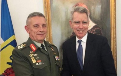 Συνάντηση Αρχηγού ΓΕΕΘΑ με τον πρέσβη των ΗΠΑ