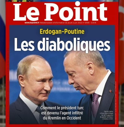 Le Point: Οι «διαβολικοί» Putin και Εrdogan - Πώς ο Τούρκος πρόεδρος έγινε πράκτορας του Κρεμλίνου