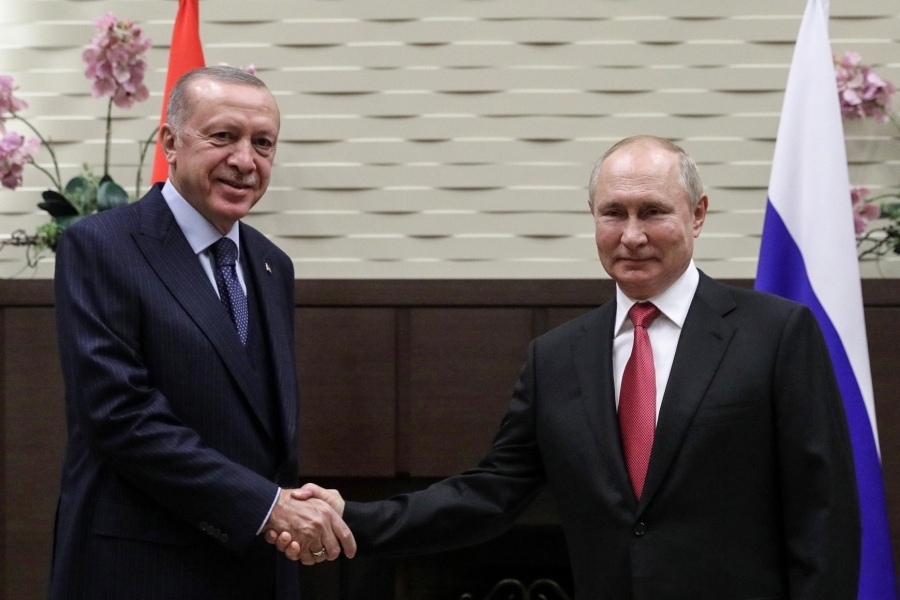 Τηλεφωνική επικοινωνία Erdogan - Putin για τα γενέθλια του Ρώσου προέδρου