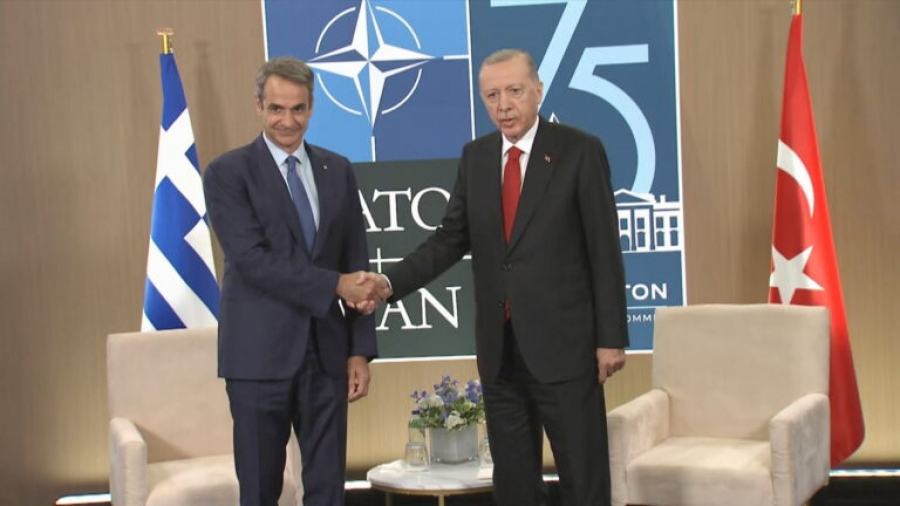 Συνάντηση Μητσοτάκη - Erdogan στην Ουάσιγκτον: Στην ατζέντα Κυπριακό, Μέση Ανατολή και Ουκρανία