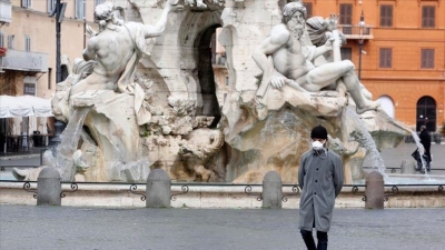 Ιταλία: Τρίτη ημέρα με ρεκόρ νέων κρουσμάτων κορωνοϊού στα 54.762 και 144 νεκρούς (25/12)