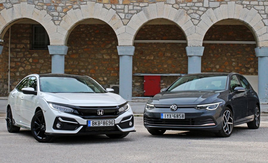Honda Civic 1.5 vs Volkswagen Golf: Συγκρίνουμε δύο κορυφαία hatches με διαφορετικούς χαρακτήρες