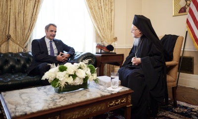 Μητσοτάκης για Βαρθολομαίο: Το αποτύπωμα του Παναγιότατου σε θέματα πίστης, πολιτισμού και περιβάλλοντος είναι αξεπέραστο