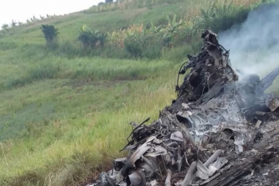 Για πρώτη φορά κατεγράφη ολική καταστροφή ελικοπτέρου Mi-28NE