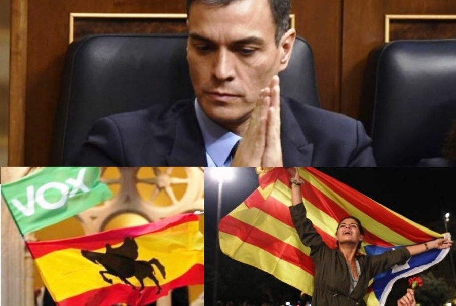 Ισπανία: To Καταλανικό κι η εκταφή του Franco εκτοξεύουν τα ποσοστά του ακροδεξιού Vox