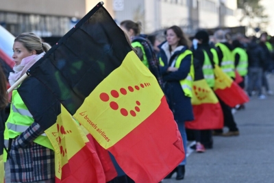 Χάος στο Βέλγιο: Διαδηλώσεις σε όλη τη χώρα για την αύξηση του κόστους διαβίωσης - Στους 70.000 οι διαδηλωτές