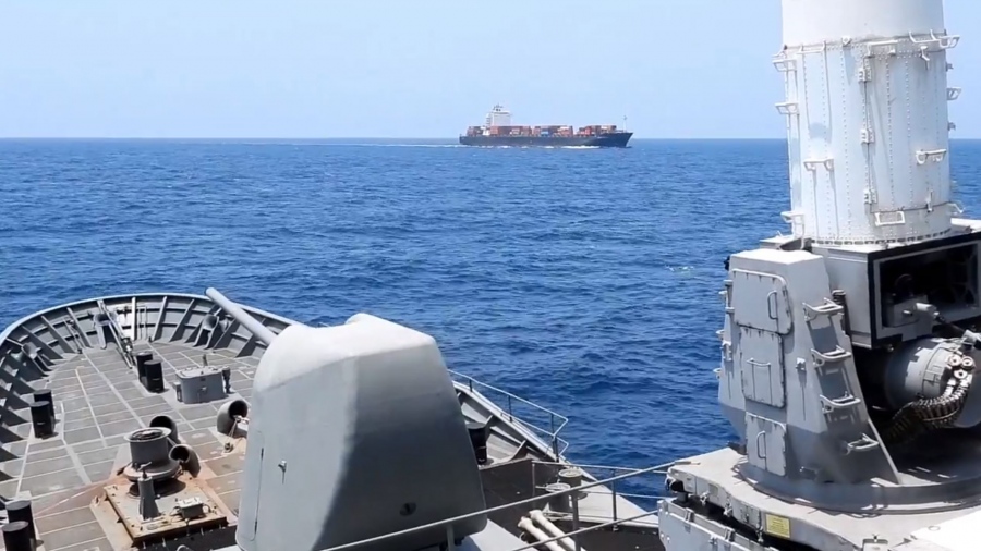 Το πρώτο βίντεο από την φρεγάτα ΥΔΡΑ στην Ερυθρά Θάλασσα - Πλησίασε τις ακτές της Υεμένης