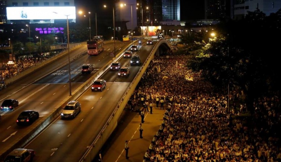 Χονγκ Κονγκ: Πάνω από ένα εκατομμύριο διαδηλωτές σε πορεία κατά της έκδοσης πολιτών  στην Κίνα
