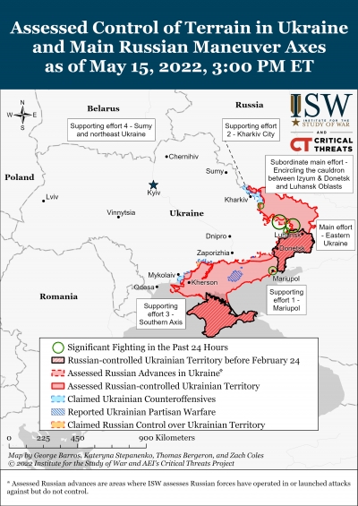 Η Ρωσία προελαύνει σε Donbass, Izyum, Severodonetsk, εδραιώνει κυριαρχία στην νότια Ουκρανία – Αποχωρεί από Kharkiv