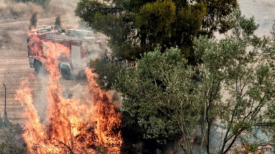 Συναγερμός στον Έβρο - Πυρκαγιά σε χαμηλή βλάστηση στο Σπήλαιο Ορεστιάδας