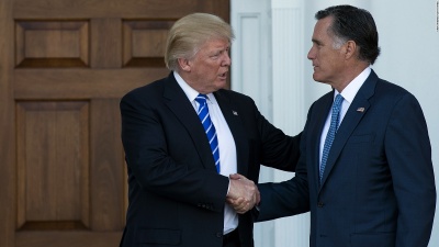ΗΠΑ: Τον Mitt Romney στηρίζει ο Trump για την αμερικάνικη Γερουσία