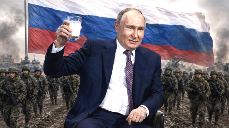 Απίστευτος Putin: «Θα κεράσω όλους τους Ρώσους από... ένα ποτήρι γάλα όταν ολοκληρωθεί ο θρίαμβος στην Ουκρανία»