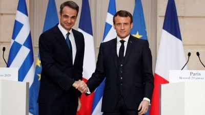 Τουρκία και εξοπλιστικά στο επίκεντρο Μητσοτάκη με Macron - Συμφωνία για κοινό μέτωπο απέναντι στην Τουρκία - Σταματούν οι προκλήσεις, αλλιώς κυρώσεις