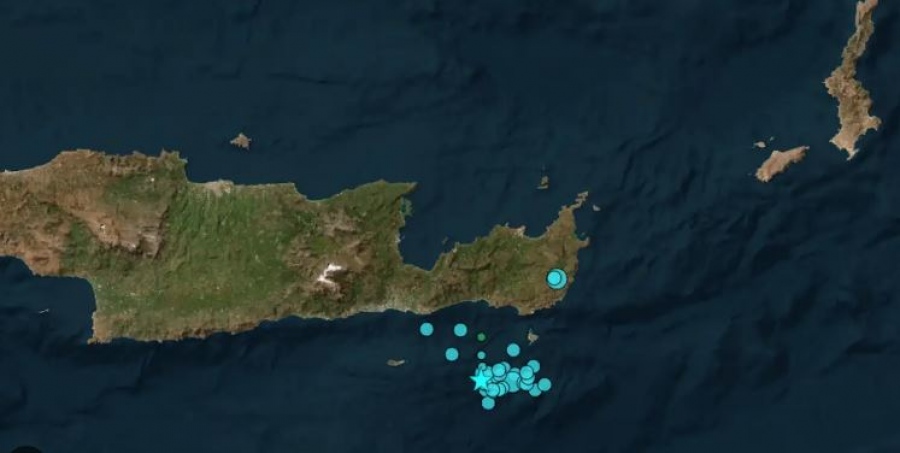 «Χορός» τρόμου στην Κρήτη... - Νέος σεισμός 5 Ρίχτερ λίγο μετά τα 5,7 - Ανησυχία για την ακολουθία