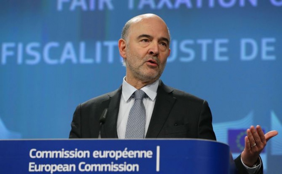 Στις 13:00 συνέντευξη Moscovici για την έξοδο της Ελλάδας από τα μνημόνια
