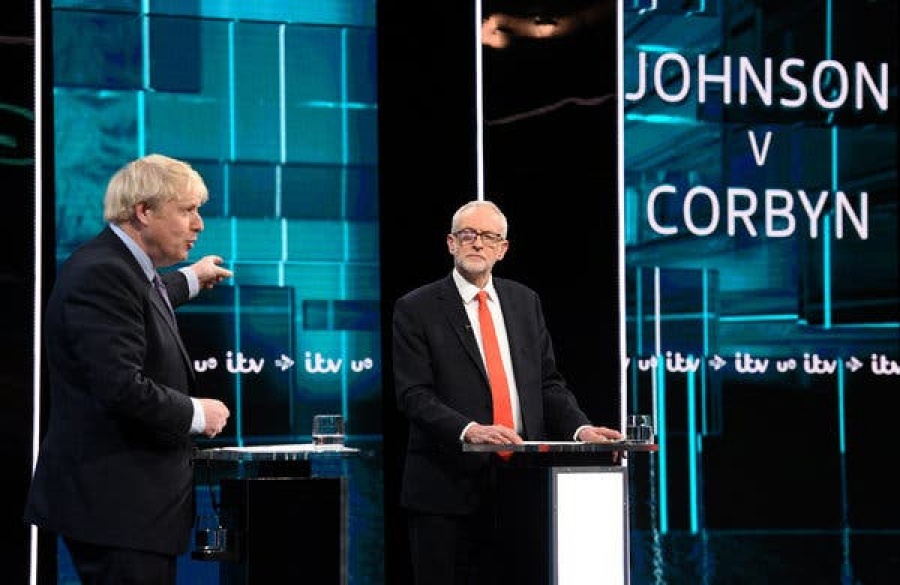 Μ. Βρετανία: Ισόπαλοι στις εντυπώσεις Johnson – Corbyn στο debate