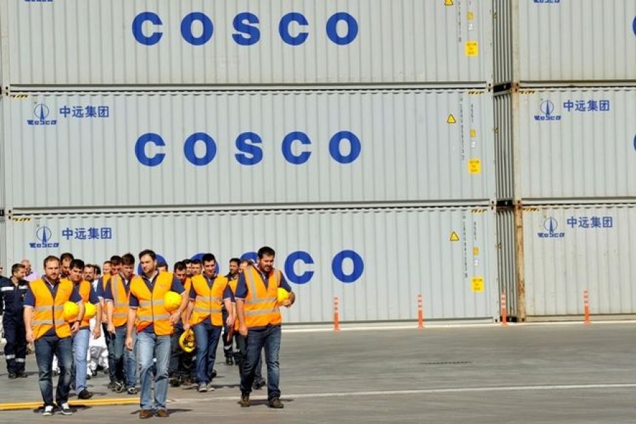 Στα «βαρέα και ανθυγιεινά» εντάσσονται οι εργαζόμενοι της Cosco στον Πειραιά