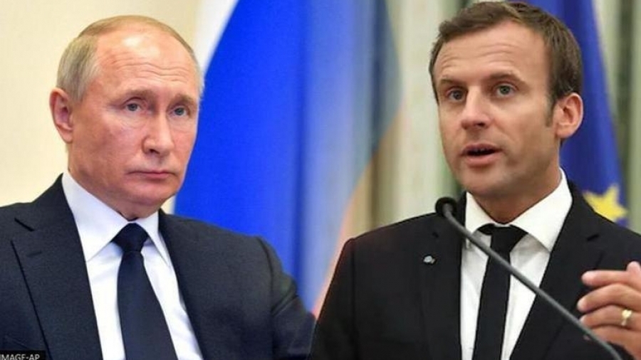 Putin προς Macron: Aν θέλουν ανθρωπιστικούς διαδρόμους, οι Ουκρανοί πρέπει να καταθέσουν τα όπλα