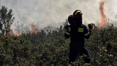 Υπό μερικό έλεγχο, η φωτιά στην Νταού Πεντέλης - Δεν απειλείται κατοικημένη περιοχή