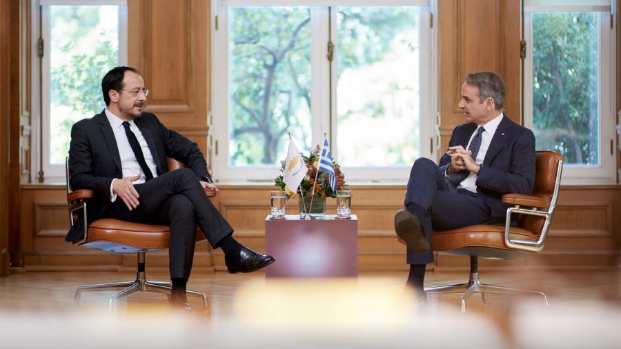 Η συνάντηση Μητσοτάκη με  Χριστοδουλίδη στο Μαξίμου - Τι συζήτησαν, ο διάλογος που είχαν