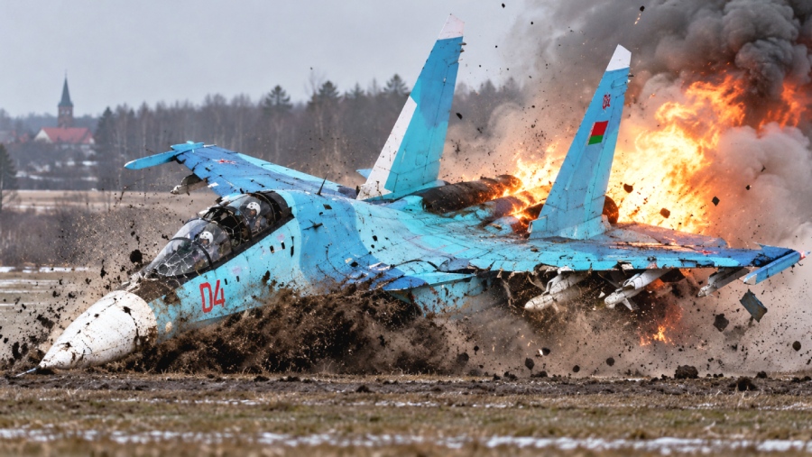 Η Ρωσία σήμανε συναγερμό: Συνετρίβη Su-30 στο Kaliningrad - Τι συνέβη με τα πυρομαχικά του (vid)
