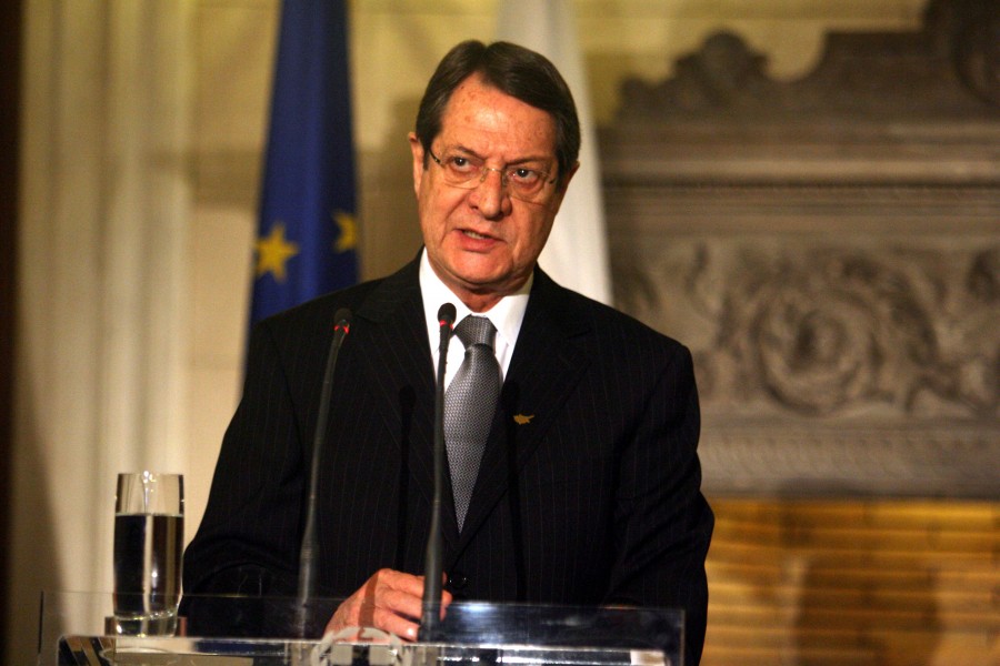 Αναστασιάδης (πρόεδρος Κύπρου): Δεν θα πληρώσουν οι πολίτες το κόστος εκβιασμών