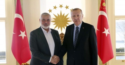 Στην Τουρκία ο επικεφαλής της Hamas Ismail Haniyeh – Συνάντηση με Erdogan