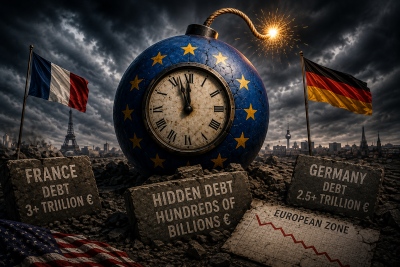 Eurozone: The US is not the problem – France, Germany, and hidden debt are leading to the next crisis