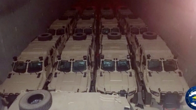 Επιχείρηση «Ειρήνη»: Μπλόκο σε φορτίο με στρατιωτικά οχήματα για τη Λιβύη -  Βρίσκεται στον Αλμυρό Βόλου