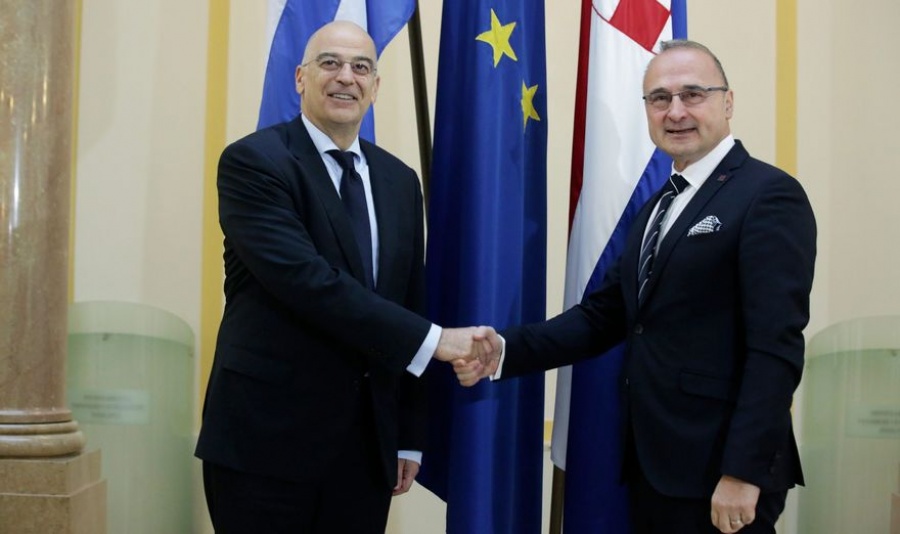 Δένδιας - Radman (ΥΠΕΞ Κροατίας): Καταδικάζουμε τις παράνομες δραστηριότητες και προκλήσεις στην περιοχή μας