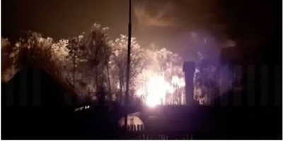 Ρωσία: Φωτιά σε μεγάλες εγκαταστάσεις πετρελαίου κοντά στα σύνορα με την Ουκρανία - Η πυρκαγιά πλήττει περιοχή 1.800 τ.μ.