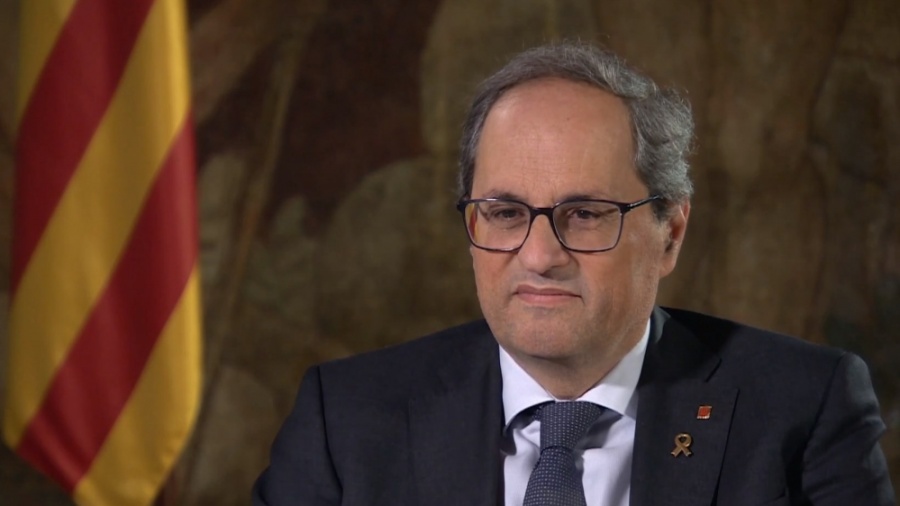 Ο πρόεδρος της Καταλονίας Quim Torra στερείται τη βουλευτική ιδιότητα, λόγω «απείθειας»