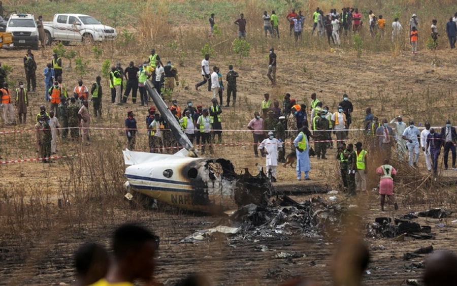 Νιγηρία: Επτά νεκροί από τη συντριβή στρατιωτικού αεροσκάφους