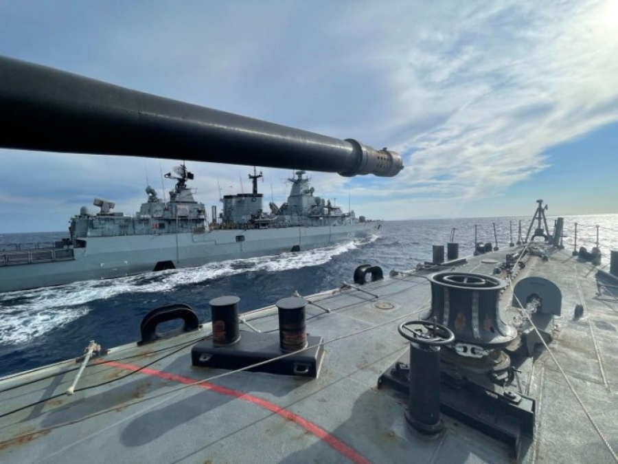 Συνεκπαίδευση φρεγάτας «Έλλη» με τη γερμανική φρεγάτα «FGS SCHLESWIG HOLSTEIN»