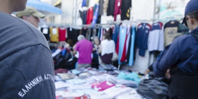 Πρόστιμα 6.500 ευρώ σε επιχείρηση των αρχών για την αντιμετώπιση του παρεμπορίου στο Σχιστό