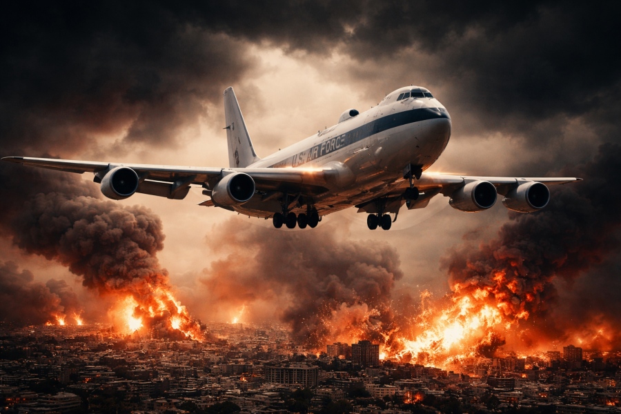 Θρίλερ στον αέρα: Εντοπίστηκε το αμερικανικό «αεροπλάνο της Ημέρας της Κρίσης» - Έστειλαν πυρηνική βόμβα στο Ιράν;