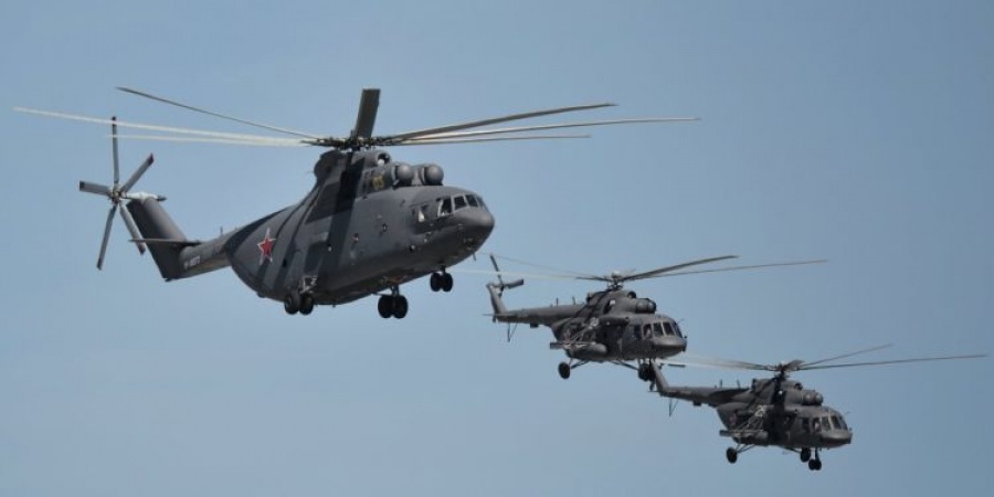 Η Ρωσία αναπτύσσει στρατιωτικά ελικόπτερα για να περιπολούν στα συροτουρκικά σύνορα