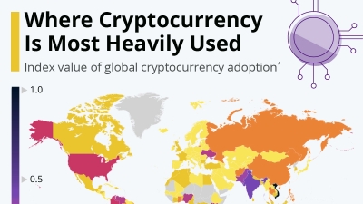 Ποιες χώρες χρησιμοποιούν περισσότερο τα crypto και γιατί