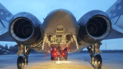 Δέος - Έτσι μοιάζει ένα πανίσχυρο ρωσικό Sukhoi 57 σε απόσταση αναπνοής - Φωτό ντοκουμέντα (photo)